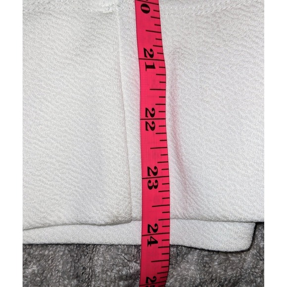 John Paul Richard White Culottes Wide Leg Cropped Pants Tie Waist 1X NWT - Picture 7 of 9